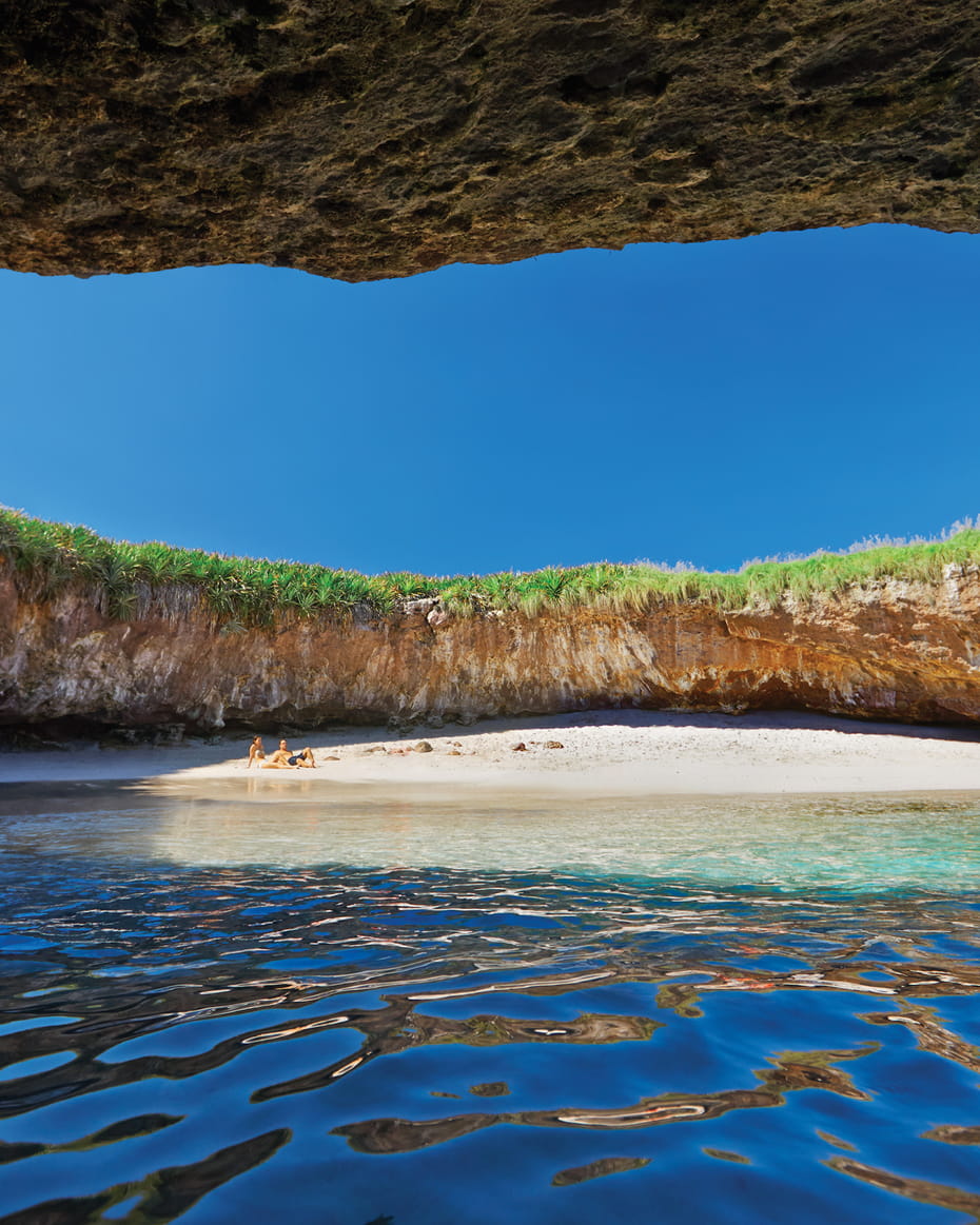 Marieta Islands hidden beach accessible from Four Seasons Punta Mita