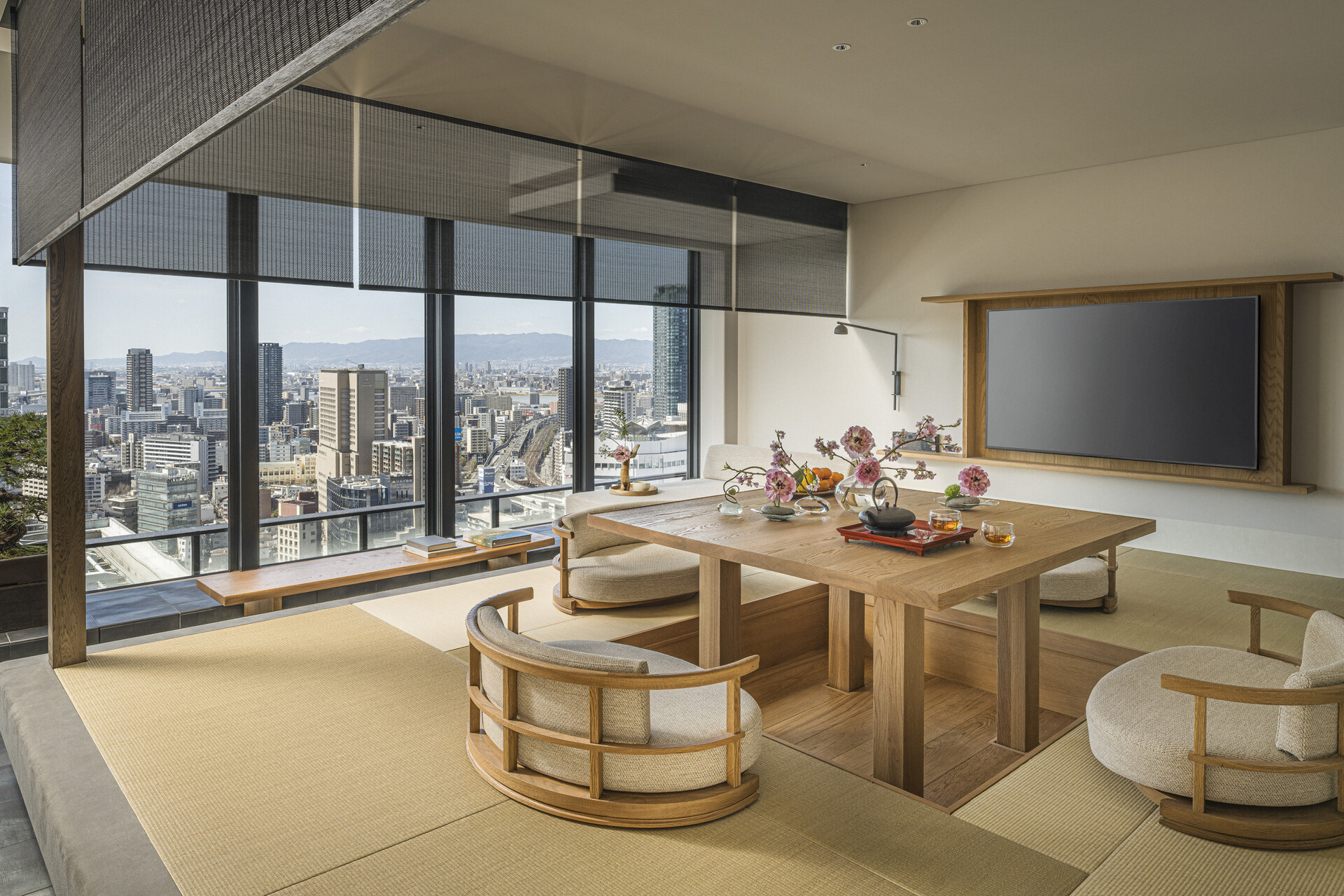 Tatami Suite Living Room at Four Seasons Osaka