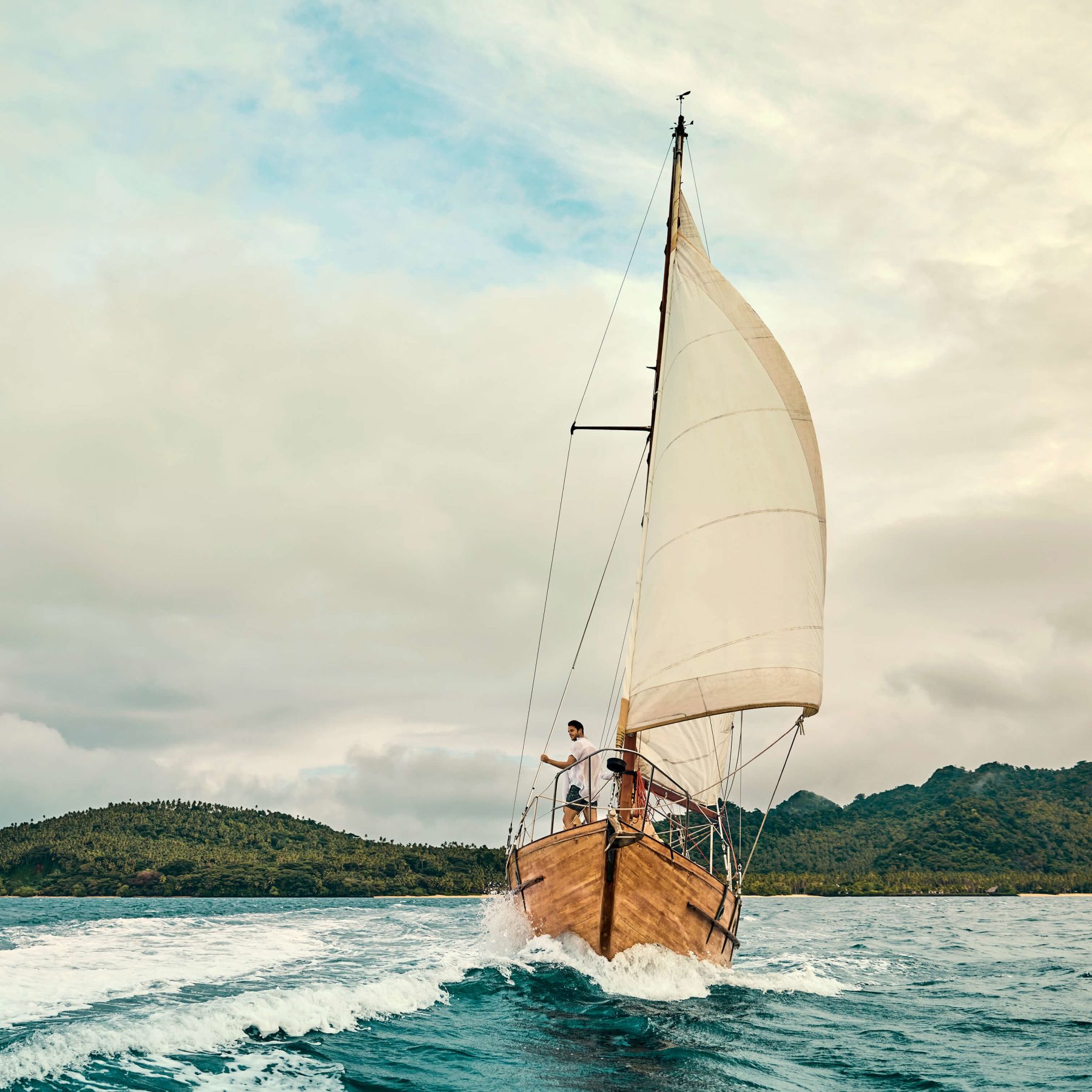 Laucala Island's self-sufficient farm and organic gardens.